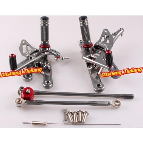 CNC Adjustable Rearset Rear Set Footpegs For Honda CBR 1000 RR 2004 2005 2006 2007 & CBR600RR 2003-2006