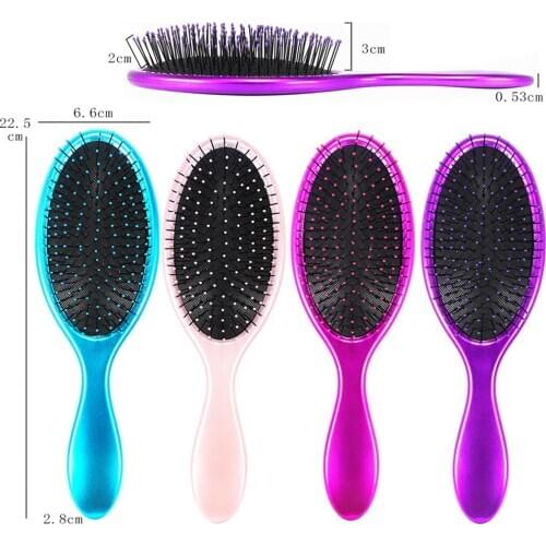 Nylon Detangling Air Cushion Scalp Massage Hairbrush for Long Thick Curly Hair