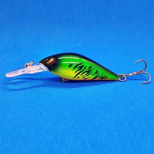 DHYJSFDC Floating Crankbaits 1pcs 8cm 8.5g Wobbler Deep Fishing Lure Crankbait Jerkbait Perch Pesca Mini Wobblers bass fishing