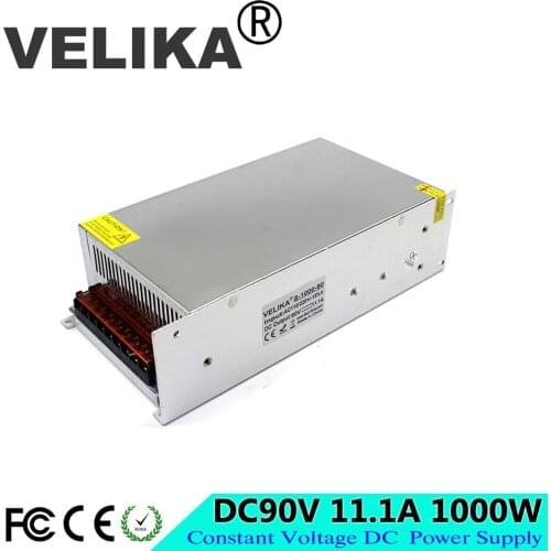 Adjustable DC90V Power Supply Switch 11.1A 1000W Driver Transformer 110 220V AC DC 90V SMPS for Industry Mechanical Equipment