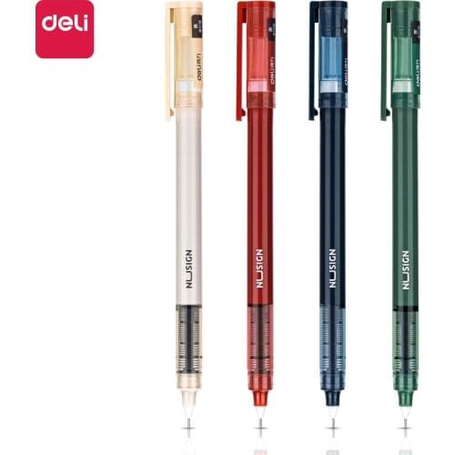 Nusign 1Pcs 0.5mm Ballpoint Pen Fast Dry Smooth Writing Pens With Anti-fall Clip Roller Pen School Office Stationery Supplies