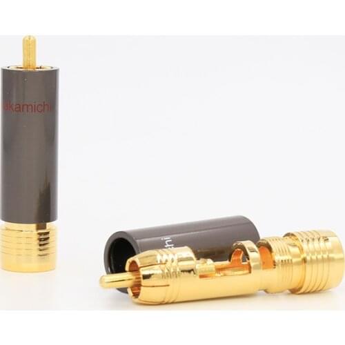 VR005G High Performance Audio RCA Connectors Nakamichi RCA connector Nakamichi plug 4pieces