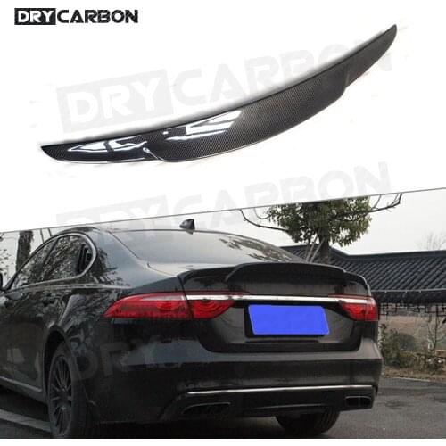 Carbon Fiber / FRP Rear Spoiler Boot Lid Wings for Jaguar XF XFL 2016-2020 Car Styling