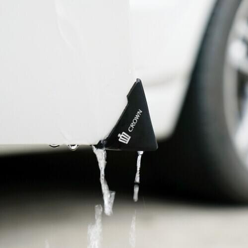 2PCS Silicone Car Door Corner Cover Bumper Anti-Scratch Protector for Toyota Crown Accessories Car Styling