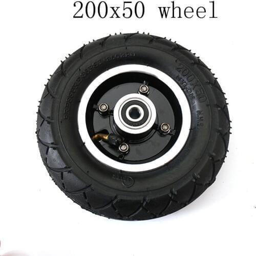 200x50 kaifeng Electric Scooter Tyre With Wheel Hub 8" Scooter 200x50 Tyre Inflation Electric Vehicle Aluminium Alloy Wheel ba