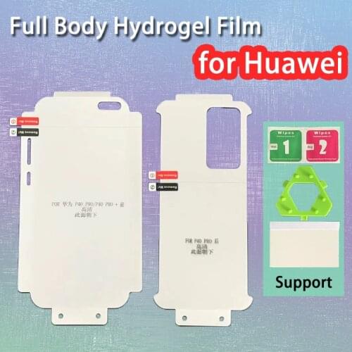 360 Full Body Coverage HD Hydrogel Film for Huawei P30/40 30/40Pro 40ProPlus Mate30/40 30/40Pro 40ProPlus Nova Screen Protector