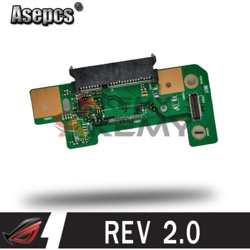 Akemy original HDD connector For Asus X555U X555UA A555U F555U K555U X555UJ Rev 2.0 Hard disk drive board 100% Tested