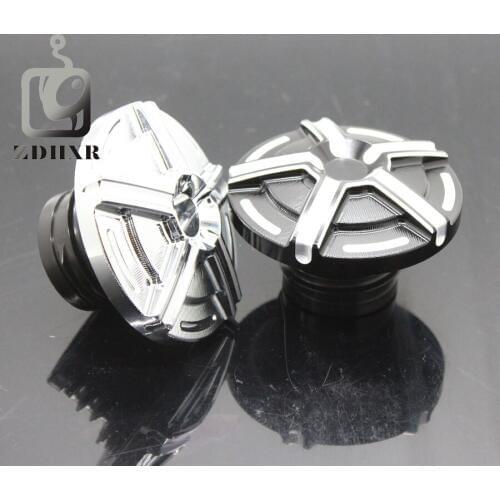 Motorcycle Accessories Black/Chrome Gas Tank Cap Billet Aluminum For Harley sportster XL 883 1200 48 2004-2017