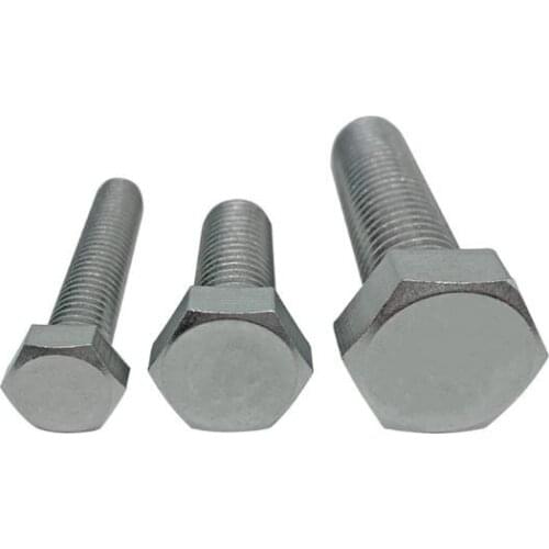 10pcs 3/8-16 hex screws external hexagon socket UNC full thread pitch male bolts stainless steel 1/2"-4" length