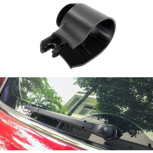 Black Rear Wiper Washer Arm Blade Cover Cap for VW MK5 GOLF 2004 PASSAT 2008 POLO 2002 CADDY 2004 TOURAN Car Accessories