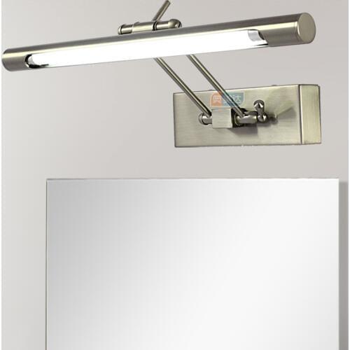 European Bronze Metal Bathroom Wall Lights Waterproof Anti-fog Washroom wall Lamp Mirror Front Wall Lighting Fixtures