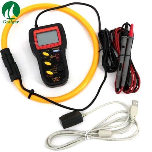 Graphic Power Quality /Power Analyzer AFLEX-6300 Smart Datalogging to save Battery Power for Long-term Monitoring