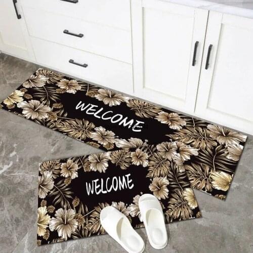 Fashion Kitchen Mat for Floor Anti-slip Bath Entrance Doormat Carpet Tapete Absorbent Rugs Living Bedroom Kids Prayer Pad