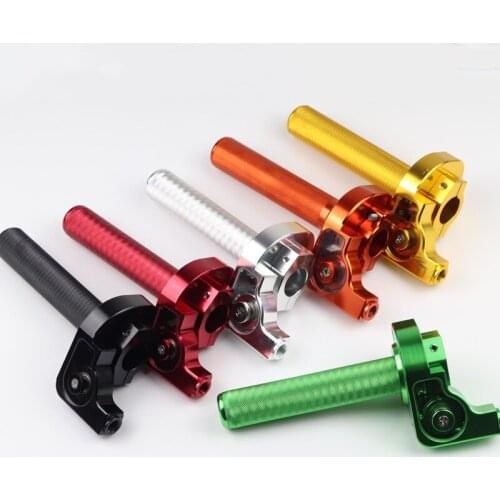 Aluminum alloy Motorcycle throttle handle rotor 22 mm for BOSUER M2 M4 KEWS K16 K18 KAYO T6 K6