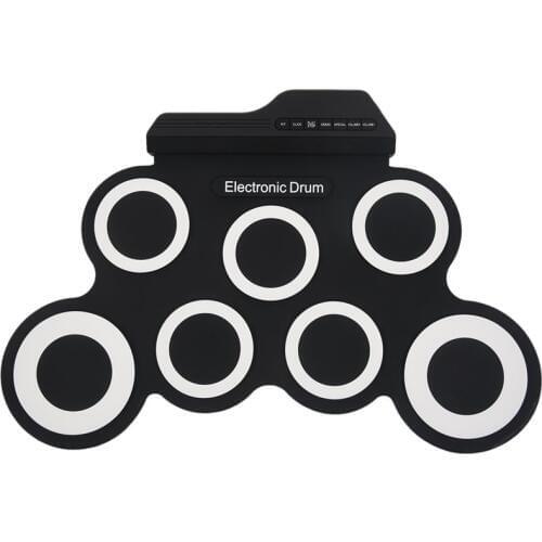 Electronic Drum Set /7 Electronic Drum /7 Tone /8 Demo Song/ 7 Drum Pads Metronome Function /External Instrument Input Availab