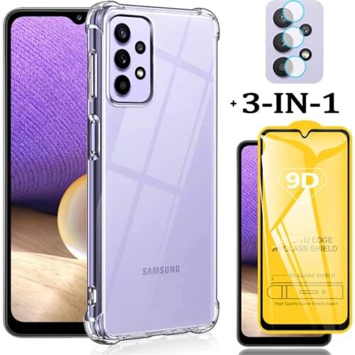 Anti-shock Clear Case for Samsung A 32 Galaxy A32 Silicone Phone Cases Samsung Galaxy A32 A52 A72 Soft Cover Samsung A32 Case