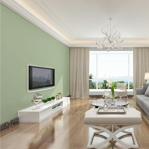 Green fresh pure color Wall paper home decoration wallpaper self adhesive oil proof for wall- green,blue,yellow,red,black,grey