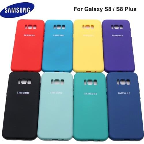 Samsung Galaxy S8/S8 Plus Liquid Silicone Case Silky Soft-Touch Finish Back Protective Cover For Samsung Galaxy S8 S8+ Phone