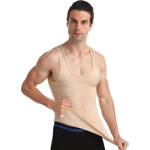 Sauna Vest Mens Shapewear Tummy Tuck Tights Corset Body Underwear TV Shopping Sweat Vest