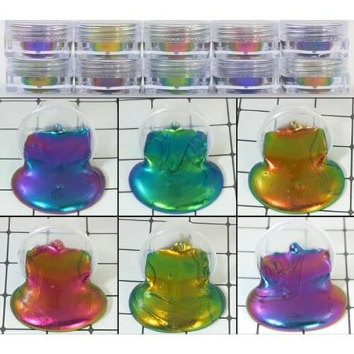 1g /Lot Professional Mirror chrome effect color changing car chameleon paint coating pigment for nail polish paint coating