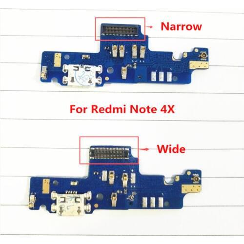1PCS Dock Connector USB Charger Charging Port Flex Cable for Xiaomi Redmi Note 4X Replacement Parts