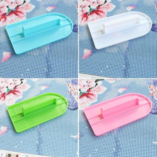 5D 1PC Diamond Painting Tools Press Drill Plate Fixed Tray Random Color Diamond Embroidery Cross Stitch Accessories