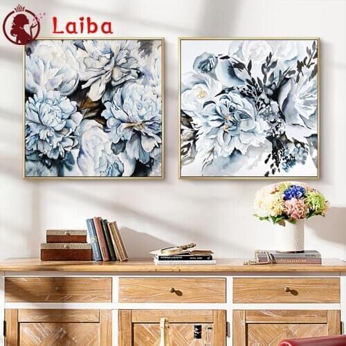 5d diy diamond painting Abstract daisy diamond embroidery full square/round diamond puzzles gifts for the new hot 2021 home2PCS