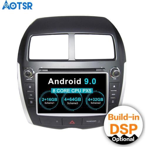 8" 2 Din Android 9.0 Car DVD player GPS Navigation for Mitsubishi ASX 2010-2012 radio stereo support Rockford Amplifier