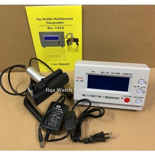 Watchmakers and Hobbyists Watch Testing Tool,Mechanical watch Testing Time grapher Weishi Timegrapher 1000