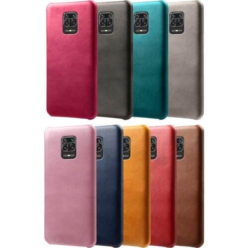Note 9S Pro Vegan PU Leather Cover Xiaomi Redmi Note 9 Pro Case Light Luxury Funda wearable slim Shell for Redmi Note 9Pro 9 S
