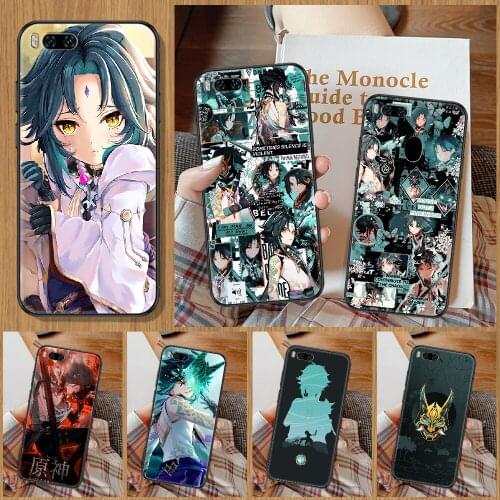 Genshin Impact xiao Phone Case For Xiaomi Mi Note 8 9 10 11 9T 10T A3 Lite Pro Ultra black luxury hoesjes trend coque fashion