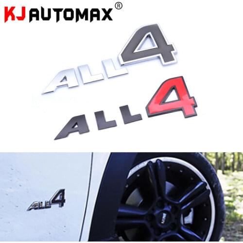 KJAUTOMAX For Mini R60 Countryman R61 Paceman Decoration Stickers Metal ALL 4