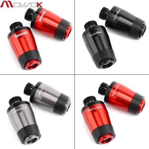 For Benelli TNT 125 300 600 BN 600i 302 251 leoncino 500 Motorfiets Cnc Handvatten Handvat Bar Ends plug goud Anti Trillingen