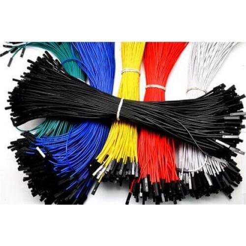 DuPont line 1P 2.54MM 1007 24AWG 25CM PVC line,Black ,Blue, Green, Red, Yellow ,White, Electronic line Connecting line