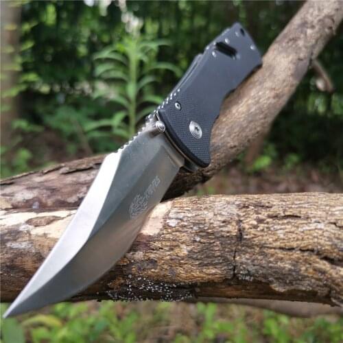 Gentleman Folding Knife 8Cr13Mov Blade G10 Handle Collection Knives Good for Hunting Camping Survival Outdoor and Everyday Carry