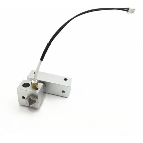 Funssor MK10 Extruder Hotend kit with M3 Hex Thermistor Installed in for DIY WANHAO duplicator I3 PLUS 3d printer