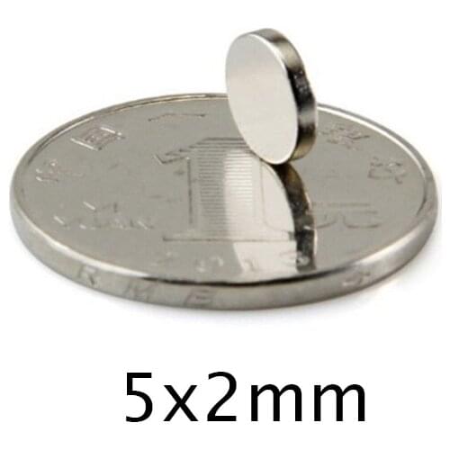 100/200/300pcs Rare Earth Magnets Diameter 5x2mm Small Round Magnets 5mmx2mm Fridge Permanent Neodymium Magnets 5*2mm