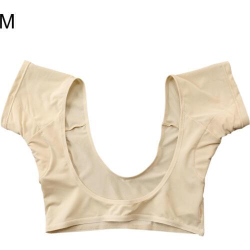 T-shirt Shape Sweat Pads Polyester fiber Reusable Washable Underarm Armpit Sweat Pads Perfume Absorbing Anti M/L Model