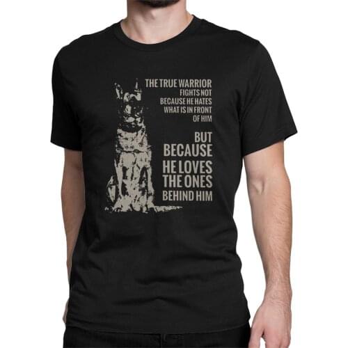 Casual Malinois Dog Belgian Shepherd Mechelaar T-Shirts for Men Pure Cotton T Shirt Short Sleeve Tee Shirt Plus Size Clothes