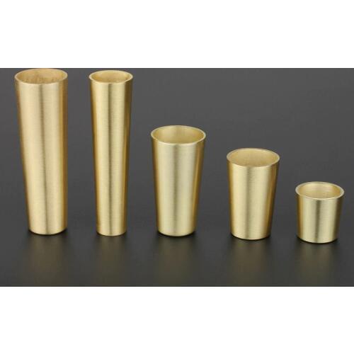 1 Piece Gold Zinc Alloy Cabinet Leg Cover Brass Color Chair feet Protector Sofa Leg Tube Metal Cup Furniture Leg Ferrules