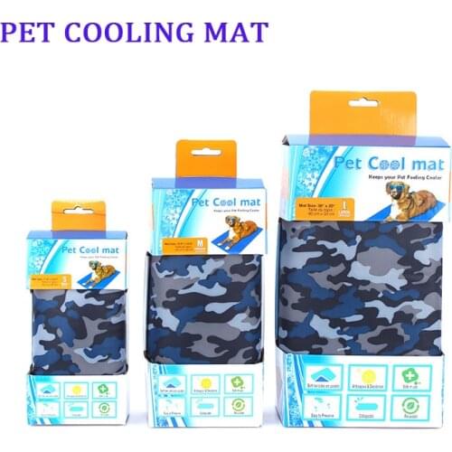 Cool Gel Mat Pet Ice Mat for Golden Hair Cooling Pad for Dogs Mat Doghouse Summer Cool Feeling Dog Bed Breathable Household