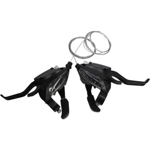 2Pcs EF500 Derailleurs ABS Ergonomic 3x7 Speed Shifter Bike MTB Bike Thumb Gear Shifter Top Mount Shifters Bicycle Accessories