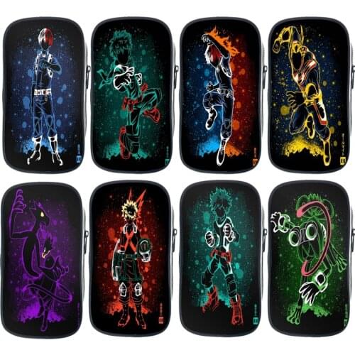 Student My Hero Academia Pencil Case Kids Deku Pen Bag Boys Girls Shouto Stationery Bag Child All Might Pencil Box Surprise Gift