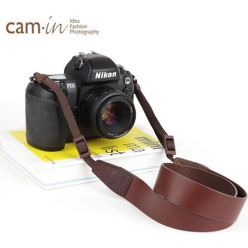 Cam-in cs182 SLR Camera Universal Adjustable Cowhide Leather Camera Strap Strap Camera Strap Accessories Retro camera lanyard