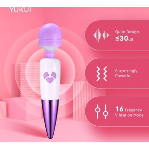Vibrator For Women Clitoris Stimulator AV Stick Female G Spot Massager Female Masturbator Sex Toys Adults Products USB Charging