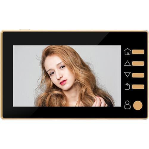 Video-Eye W10 4.3 Inch Night Vision Door Bell Video Recording Security Door Smart Electronic Cat Eye Video-Eye Gold/Silver