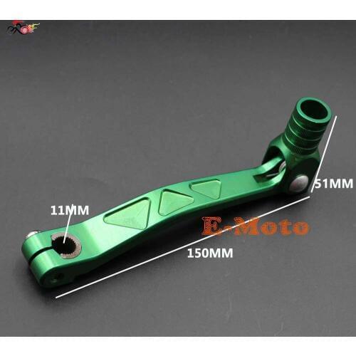Green CNC FOLDING SHIFTER XR50 CRF50 CRF SHIFT LEVER SDG SSR 107 PIT BIKE New