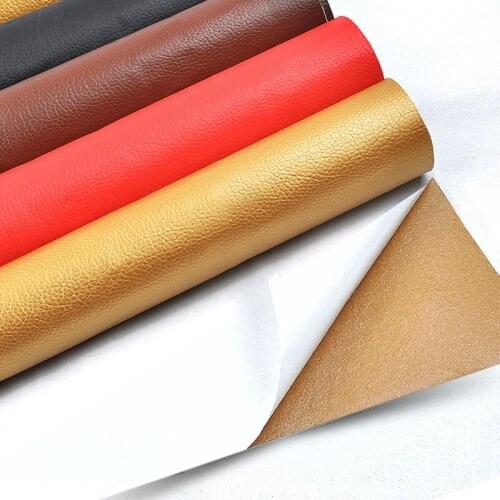 138x50cm PU leather self adhesive fix subsidies simulation skin back since the sticky rubber patch leather sofa fabrics