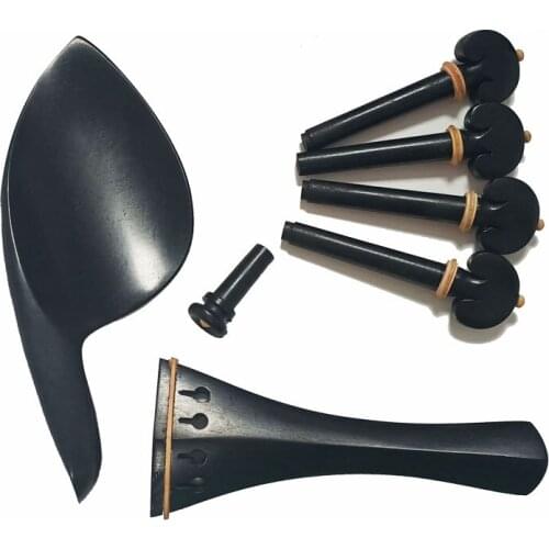 4/4 3/4 1/2 1/4 1/8 1/16 Ebony accessories for violin, fishbone ebony, violin accessories