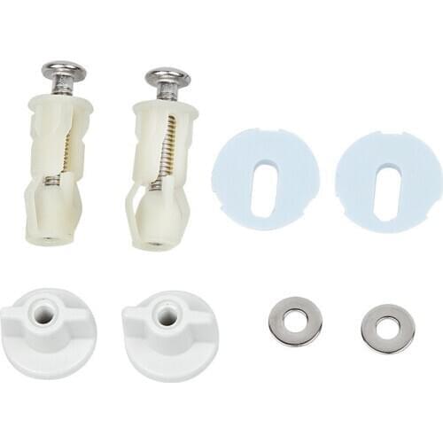 5 sets/lo Toilet Cover Fixture Screw Set Expansion Bolts Bathroom Accessories parts toilet lid installment bath replacement bolt